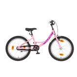 KPC FluoBike Kitty cicás VILÁGÍTÓS 20 rózsaszín fluoreszkáló gyermek kerékpár