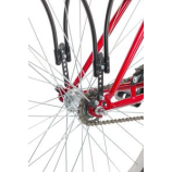 Csepel Velence 28 kontrás városi kerékpár Bordó