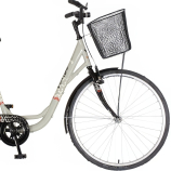 Venssini Diamante 26 szürke női városi kerékpár