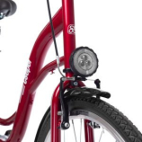 Csepel Velence 28 kontrás városi kerékpár Bordó