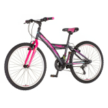 Venssini Parma 24 gyerek kerékpár grafit-pink