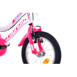 Capriolo Kido 14 gyerek kerékpár Fehér-Rózsaszín