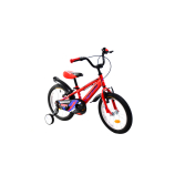 Capriolo Rocket 16" hátra tekerhető gyerek kerékpár Piros