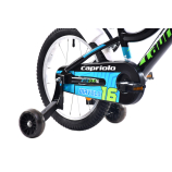 Capriolo Diavolo 16 gyerek kerékpár Fekete-Zöld
