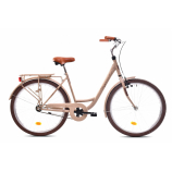Capriolo Diana 26" 1 sebességes női városi kerékpár 18" Mattbézs