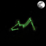 KPC FluoBike Rabbit nyuszis VILÁGÍTÓS 12 lila fluoreszkáló gyermek kerékpár