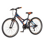 Explorer Pulse 24 gyerek kerékpár Fekete-Narancs