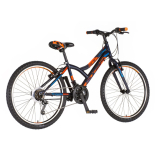 Explorer Pulse 24 gyerek kerékpár Fekete-Narancs