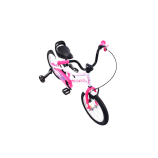 Capriolo Diavolo 16 gyerek kerékpár Fehér-Rózsaszín