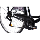 Capriolo Diana 6 sebességes női városi kerékpár 20" Fekete 2024