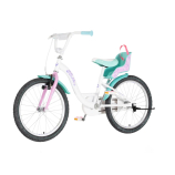 Visitor Lovely Princess 20 fehér-menta királylányos gyerek kerékpár