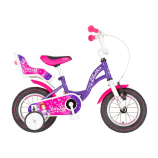 Visitor Princess 12 lila királylányos gyerek kerékpár