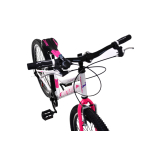 Capriolo Diavolo 400 24" gyerek kerékpár Fehér-Pink