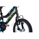 Capriolo Kido 14 gyerek kerékpár Fekete-Zöld