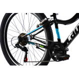 Capriolo Diavolo 400 24" gyerek kerékpár Fekete-Kék