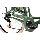 Capriolo Diana 6 sebességes női városi kerékpár 18" Zöld