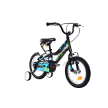 Capriolo Kido 14 gyerek kerékpár Fekete-Zöld