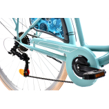 Capriolo Diana 6 sebességes női városi kerékpár 18" Türkizkék