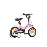 KPC FluoBike Kitty cicás VILÁGÍTÓS 12 rózsaszín fluoreszkáló gyermek kerékpár