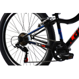 Capriolo Diavolo 400 24" gyerek kerékpár Fekete-Piros