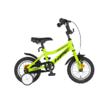KPC FluoBike Raptor dinós VILÁGÍTÓS 12 neonzöld fluoreszkáló gyermek kerékpár