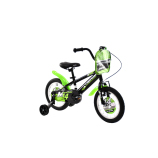 Capriolo Mustang 14" gyerek kerékpár Fekete-Zöld