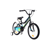 Capriolo Kido 18 gyerek kerékpár Fekete-Zöld