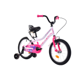 Capriolo Diavolo 16 gyerek kerékpár Fehér-Rózsaszín