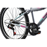 Adria Stinger 24" gyerek kerékpár Grafit-Rózsaszín