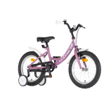 KPC FluoBike Rabbit nyuszis VILÁGÍTÓS 16 lila fluoreszkáló gyermek kerékpár