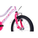 Capriolo Diavolo 16 gyerek kerékpár Fehér-Rózsaszín