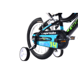 Capriolo Kido 14 gyerek kerékpár Fekete-Zöld