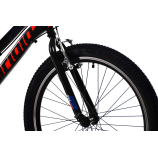 Capriolo Diavolo 400 24" gyerek kerékpár Fekete-Piros