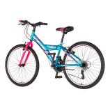 Venssini Parma 24 gyerek kerékpár türkiz-pink