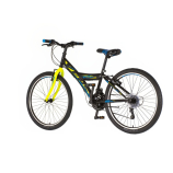 Venssini Parma 24 gyerek kerékpár Fekete-Sárga