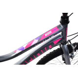 Capriolo Diavolo 400 24" gyerek kerékpár Grafit-Rózsaszín