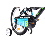 Capriolo Kido 18 gyerek kerékpár Fekete-Zöld