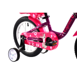 Capriolo Viola 14" unikornisos gyerek kerékpár Lila