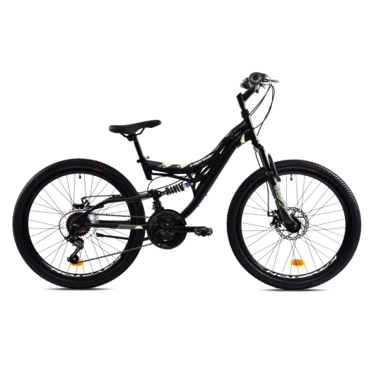 Capriolo CTX 240 24" gyerek kerékpár Fekete-Zöld