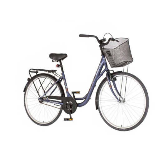 Venssini Diamante 26 acélkék női városi kerékpár