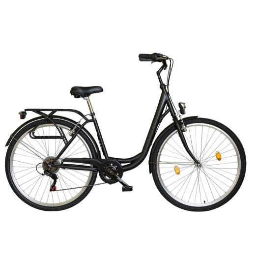Koliken Ocean 28 6 sebességes városi kerékpár fekete