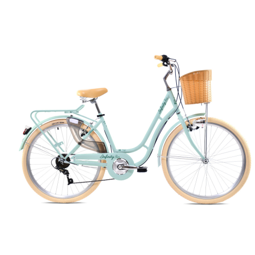 Adria Infinity 28 női városi váltós kerékpár Pisztácia