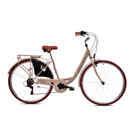 Capriolo Diana 6 sebességes női városi kerékpár 18" Mattbézs