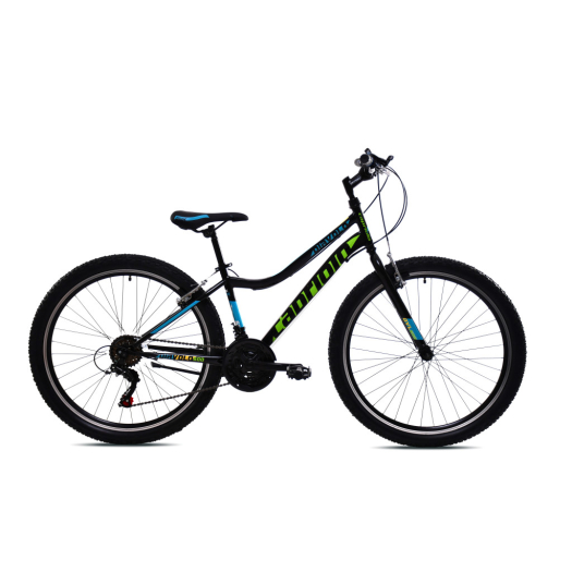 Capriolo Diavolo 600 26" gyermek MTB kerékpár 14" Fekete-Zöld