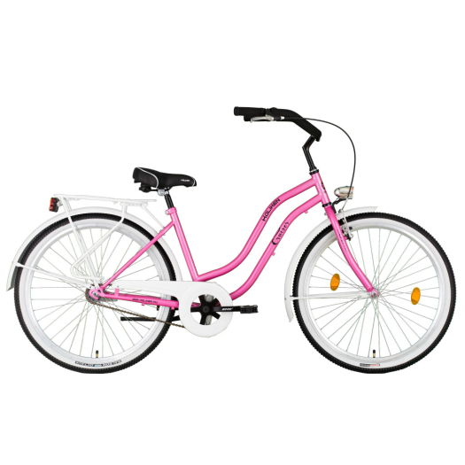 Koliken Cruiser kontrás női kerékpár Ciklámen