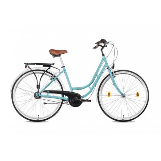 Csepel Weiss Manfréd női városi kerékpár 19" 7 sebességes Türkiz