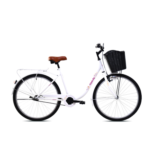 Adria Melody női városi 1 sebességes 26 kerékpár Fehér
