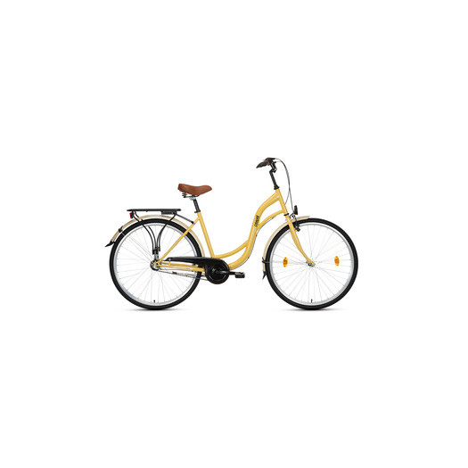 Csepel Velence 28 agyváltós városi kerékpár Krém