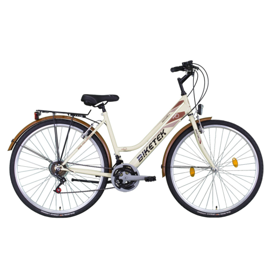 Biketek Maxwell női trekking kerékpár Krém
