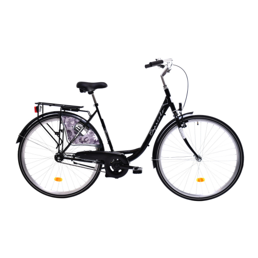 Capriolo Diana 1 sebességes női kontrás városi kerékpár 20" Fekete